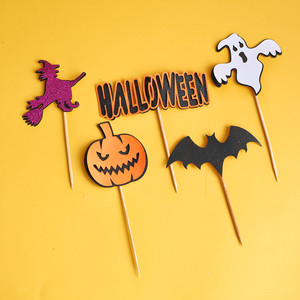 Honey And Sweetness Halloween <b>Cake</b> Toppers Acrylic Pumpkin Bat Witch Ghost Decorations For <b>Cake</b> <b>Decorating</b> <b>Supplies</b> - Product Image 3