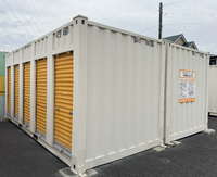 Maisons préfabriquées en acier JX PZ-HM-001 - Design carré moderne et détachable - Garantie 1 an - Utilisation pour bureau