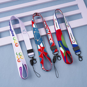 Lanière en polyester Hot Seahawks pour badges d'identification, porte-clés réglable à rupture rapide avec impression numérique - Product Image 3