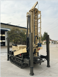 Foreuse de puits d'eau sur chenilles diesel haute performance <span class=keywords><strong>RYX</strong></span> 200m 250mm de diamètre avec pompe incluse - Vente directe usine - Product Image 2