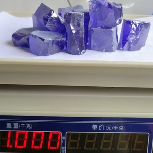 Materiale di Gemme Sintetiche Tanzanite Grezza Zirconia Cubica - Product Image 3