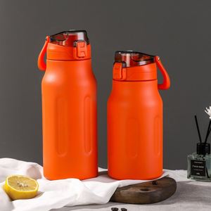 720ml 920ml Stainless Steel Double Wall Water Bottle Wholesale Fitness Large Bullet Vacuum Handle Insulated Opener Graduation - Product Image 4