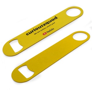 Custom Logo Printed Stainless Steel Beer <strong>Opener</strong> Speed Blank Bar Blade Metal Flat Popular Style Wine <strong>Openers</strong> - Product Image 4