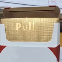 Papier d'emballage en aluminium pour doublure intérieure de paquet de cigarettes gaufré