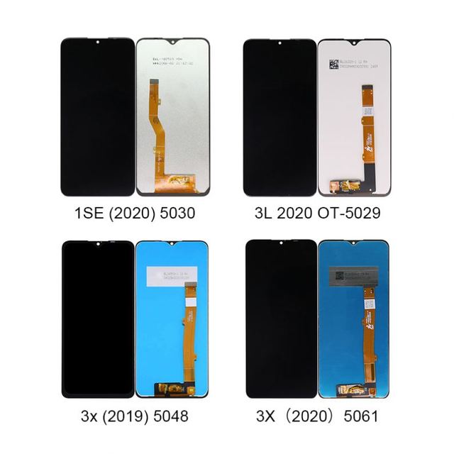 Mobile Phones Lcds for Alcatel 1 1B 1L Pro 1S 1SE 1V 1X 3 3C 3L 3T 8 3X 5 7 2019 2020 2021 2022 Pixi 3 4 U5 Touch Screen