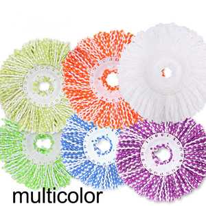 Microfibre pour remplacements de têtes de serpillière rotative, nettoyage des sols, réutilisable, lavable à 360 degrés, tampons de nettoyage pour serpillière - Product Image 2