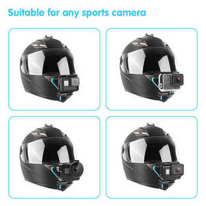 STY Sangle <span class=keywords><strong>de</strong></span> <span class=keywords><strong>casque</strong></span> intégral pour moto <span class=keywords><strong>Support</strong></span> <span class=keywords><strong>de</strong></span> mentonnière pour <span class=keywords><strong>GoPro</strong></span> Hero 12 11 10 9 8 7 6 Caméra d'action - Product Image 5