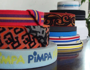 Trung Quốc Nhà Máy Giá cao đàn hồi 5cm 6cm tùy chỉnh nhãn hiệu riêng ban nhạc đồ lót Jacquard ban nhạc đàn hồi nylon Jacquard đàn hồi - Product Image 3