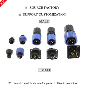 IP68 thép nối khai thác khối thiết bị đầu cuối điện ô tô sạc 3pin Nato dưới nước 12pin 20amp 2 cách 6.3mm - Product Image 3