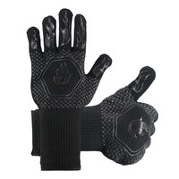 Gants de barbecue personnalisés, résistants à la chaleur extrême, 932f 1472F, en silicone, pour la cuisine, le four, le barbecue, les gants de barbecue pour la cuisson