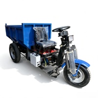 Camion benne électrique 2000 kg à faible bruit et zéro émission pour transport minier et de chantier en espaces fermés