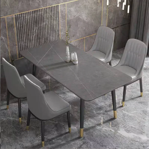 Nhà bếp phòng khách bằng đá cẩm thạch trắng bàn ăn nhỏ phòng ăn bàn ăn - Product Image 4