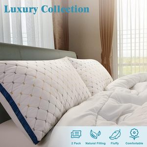Haute qualité Premium Deluxe 1000g côté dos et ventre dormeurs doux hôtel oreiller vente - Product Image 3