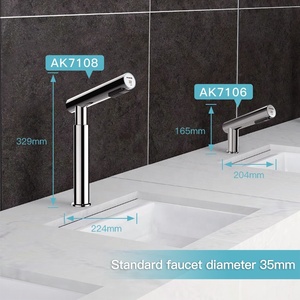 <span class=keywords><strong>Robinet</strong></span> Tactile Moderne en Acier Inoxydable 304 AK7108 avec Sécheur d'Air pour Cuisine, Salle à Manger, Fruits et Légumes - Vente Flash - Product Image 5