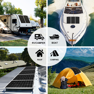Top vente <span class=keywords><strong>Dokio</strong></span> Europe 400W panneau solaire Flexible 4 pièces 100W adapté au camping, RV peut charger la batterie 12V - Product Image 6