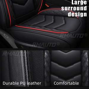 Funda Universal para Asiento de Coche de Cuero PU, Impermeable y Transpirable, Protector de Asientos para la Mayoría de los Coches, Interiores de Coche de Lujo de Alta Gama - Product Image 6