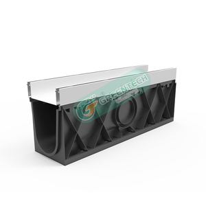 Caniveau <span class=keywords><strong>de</strong></span> drainage modulaire en HDPE à connexion facile avec grille en plastique - Product Image 4