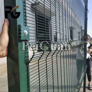 높은 보안 울타리 클리어뷰 아연 도금 패널 358 울타리 감옥 클리어 뷰 울타리 - Product Image 3