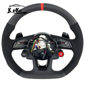 Volante de Cuero Personalizado con un Botón de Encendido para <span class=keywords><strong>Audi</strong></span> A4 A3 A5 S4 RS4 S5 RS5 S5 RS5 2019 2020 2021 2022 2023 2024 - Product Image 1