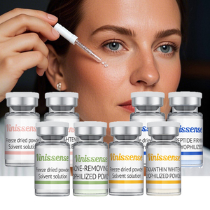 Fabrika özelleştirilmiş OEM hyaluronik asit Arbutin VC mavi bakır peptid dondurularak kurutulmuş toz serumları yüz için cildi aydınlatmak - Product Image 1