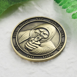 Monedas de Metal Personalizadas con Baño de Latón, Aleación de Zinc, Logotipo Metálico 3D, Doble Cara, Relieve, Figura con Detalles Altos, Moneda de Desafío - Product Image 4