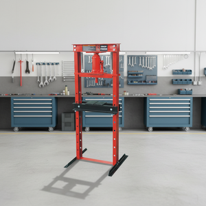 <span class=keywords><strong>Presse</strong></span> <span class=keywords><strong>d</strong></span>'<span class=keywords><strong>atelier</strong></span> semi-automatique hydraulique/pneumatique REACH <span class=keywords><strong>12T</strong></span> pour la réparation des métaux - Vente en gros - Product Image 1