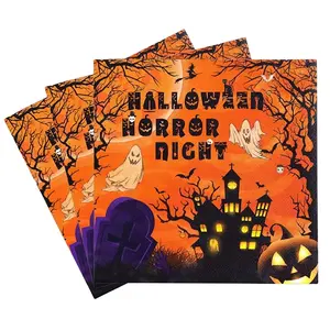 Printed Napkins Halloween Custom Paper Napkins Manufacturers Direct Supply