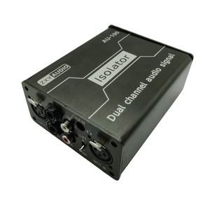Eliminador de zumbidos profesional Aislador de audio de bucle de tierra 4 en 1 para sistemas de sonido, Subwoofers, altavoces de karaoke - Product Image 4