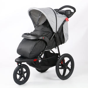 आउटडोर यात्रा सदमे को अवशोषित 3 पहिया समायोज्य जल्दी तह घुड़दौड़ घुमक्कड़ बेबी कैरिज टहलना बच्चे घुमक्कड़ - Product Image 6