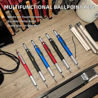 Stylo à bille multifonctionnel promotionnel Tournevis 0,5 mm Outil pour écran tactile Logo métallique Design animal École Bureau
