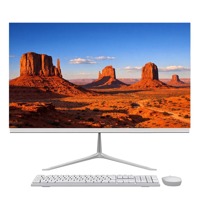 Best Price 23.8 Inch All-in-One PC Win10/11 Core I7 9750H Intel I3/I5/I7 32GB RAM 1TB SSD LCD Mid-Range Gaming Work Computer