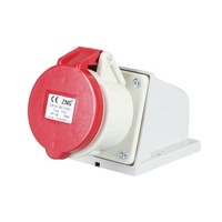 Prise murale industrielle IP44 4 broches 400V 32A IEC60309 Prise électrique