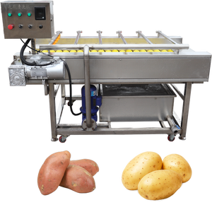 Máquina de Limpieza de Frutas y Verduras Totalmente Automática con Tecnología de Pulverización de Alta Presión, Acero Inoxidable 304, 220/380V Central - Product Image 3