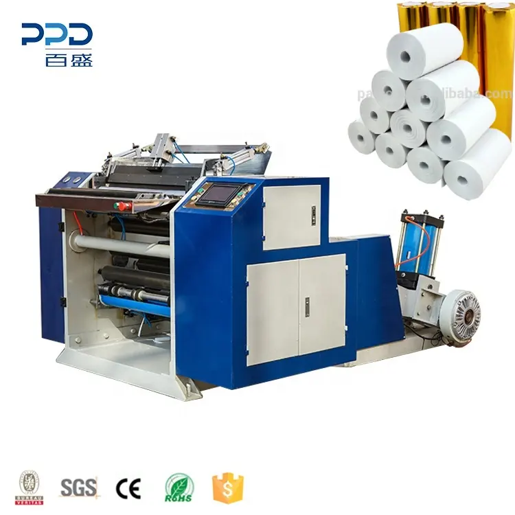 Cash Register Rolls Giấy Nhiệt Rạch Máy Cắt Với Coreless Reiwnd