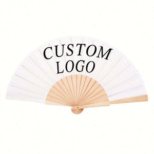 Abanicos Plegables de Madera Personalizados para Bodas, Abanicos de Mano con Impresión Tradicional, Recién Llegados - Product Image 1
