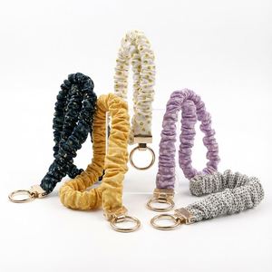 Wholesale Large Intestine Chains Customized Scrunchie <b>Lanyard</b> Long Neck <b>Lanyards</b> Handcrafted <b>Key</b> Holders - Product Image 1