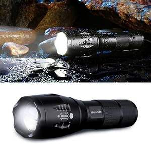 Linterna LED T6 de Aluminio de Alta Potencia al por Mayor, 1000 Lúmenes, IP67, Recargable por USB, Linterna Táctica - Product Image 2