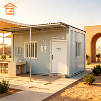 Maison Modulaire Portable en Conteneur – Magasin Commercial Moyen-Orient – Structure Ignifugée, Étanche et Résistante au Vent – Installation Rapide sur Site