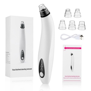 Electric <b>Blackhead</b> Remover Acne Comedone <b>Extractor</b> Nose Pores Cleaner Facial Cleansing Device with Replaceable Head Tip - Product Image 6