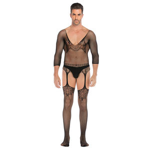 Mens Impertinente Biancheria Intima Bodystocking Calze A Rete di Un Pezzo <span class=keywords><strong>Collant</strong></span> Sexy per Gli <span class=keywords><strong>Uomini</strong></span> Caldi di Mens Biancheria Intima - Product Image 6