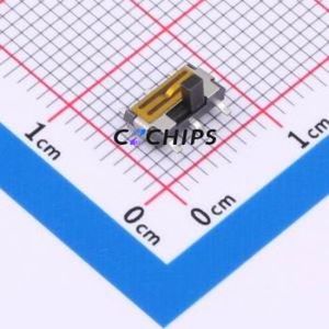 MSS22C02-H2.0 125 Slide Switch SMD Switch Double Pole Double Throw Rectangle Pin Header SMD Tab Vertical Mount - Product Image 1
