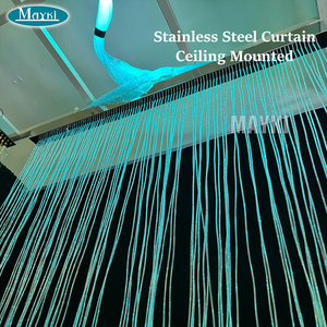 Equipo para Sala Sensorial, Cortina Sensorial de Fibra Óptica, Estimulación Visual Relajante, Cascada de Pared de Fibra Óptica LED con 100 Colas de Fibra - Product Image 5