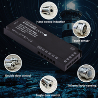 AC 176V-265V à 12V 24V 150W Cabinet lumière LED alimentation à découpage collage capteur de mouvement transformateur d'entraînement à tension constante