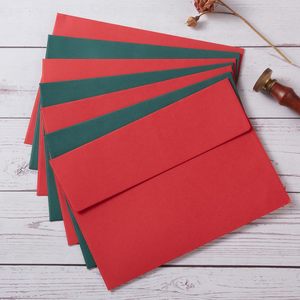 Enveloppes de Noël couleur métallique, auto-adhésives, avec autocollants dorés pour cartes de vœux, invitations, cartes postales - Product Image 5