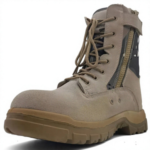Bottes de travail tactiques en daim pour hommes TSB0205, imperméables, toutes saisons, chaussures de randonnée en plein air, entraînement sur le terrain et travail quotidien - Product Image 3