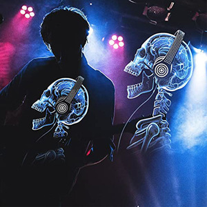 Max 2022 nueva camiseta luminosa activada por sonido personalizada al por mayor camisetas para hombres y mujeres con ecualizador iluminado - Product Image 6