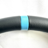Volant de course universel de haute qualité pour drift et rallye, 13-14 pouces (330-350 mm), logo personnalisé brodé, cuir et suède JDM