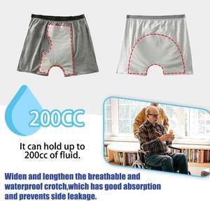 Ropa Interior Masculina CELINNE, Sexy, de Algodón con Elástico en la Cintura, Abertura Frontal, Tipo Bóxer - Product Image 3