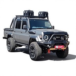 Gray Used 2022 LCruiser <b>70</b> Series Pickup 4x4 Diesel Turbo Automatic R17 Road Utility Truck Aluminium Alloy Roof Rack Fabric - Product Image 1