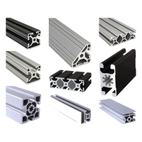 Profils en aluminium extrudé 6063-T5 6061, usine de profilés en aluminium, anodisés, peints par poudrage, usinés CNC, profilés en aluminium industriels et architecturaux de précision